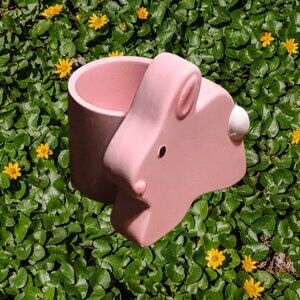 🤹‍♂️ NWT Pink Cotton Tail Bunny Make Up Brush Holder 🐝🐒 5 For $ 25